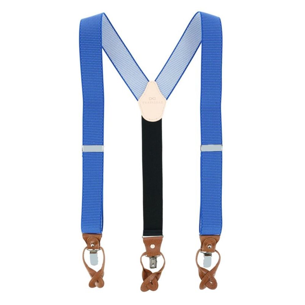 Trafalgar Men's Big & Tall Napier Elastic Convertible Suspenders